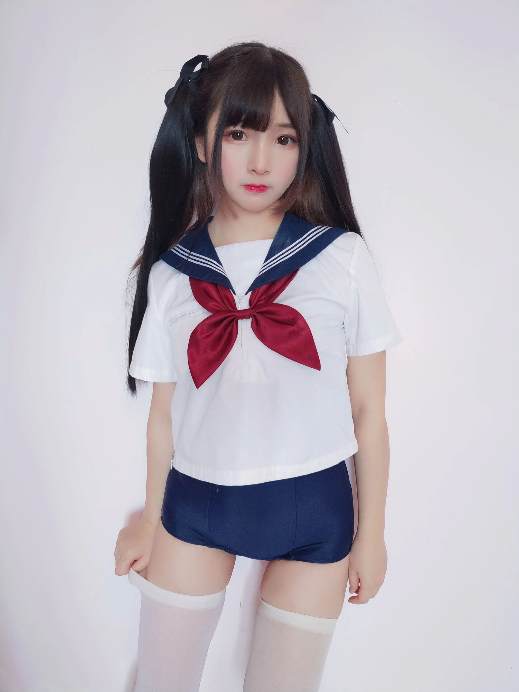 二次元美女古川kagura 水手服死库水插图1