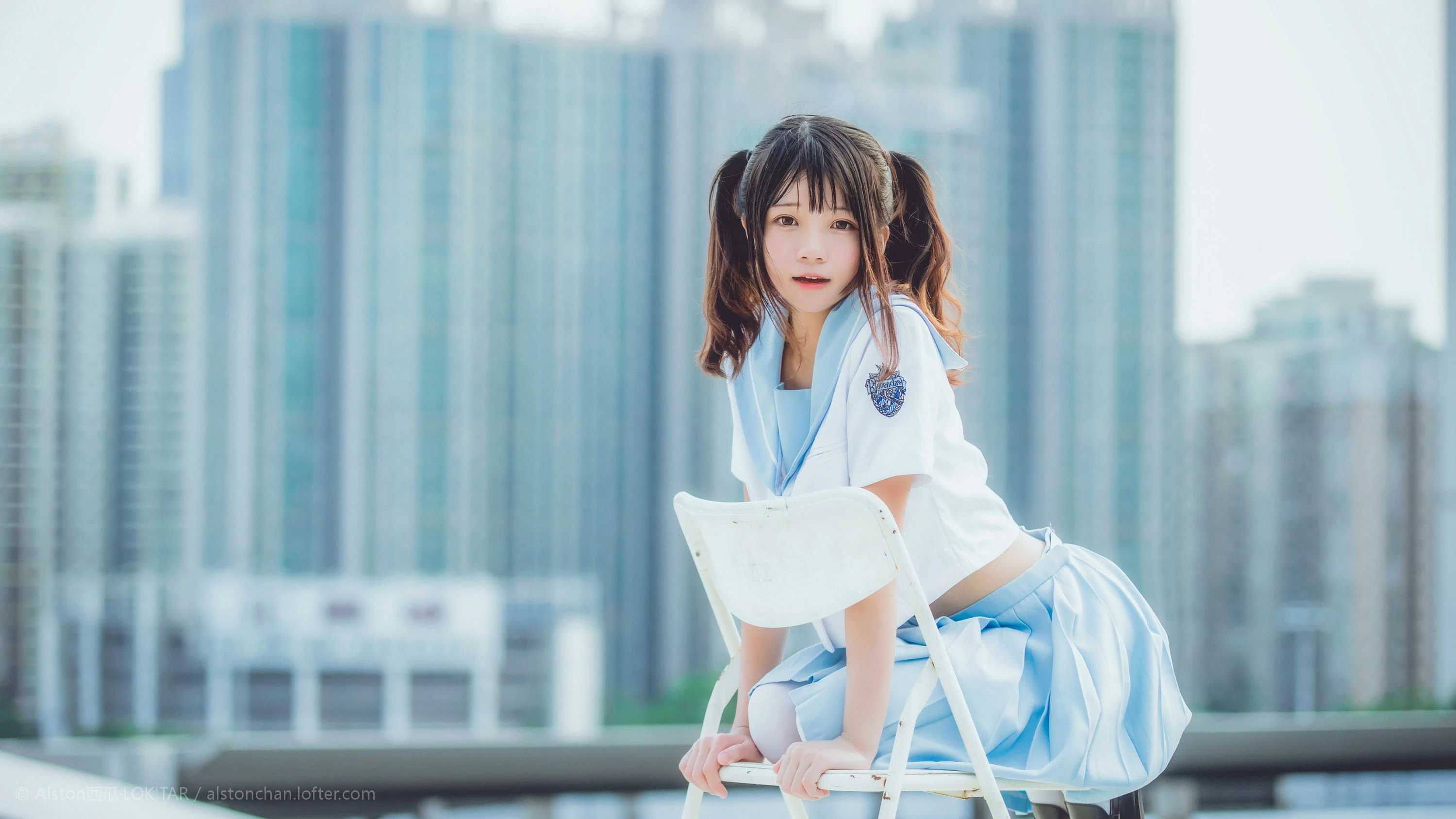 桜桃喵 穿制服的样子插图1