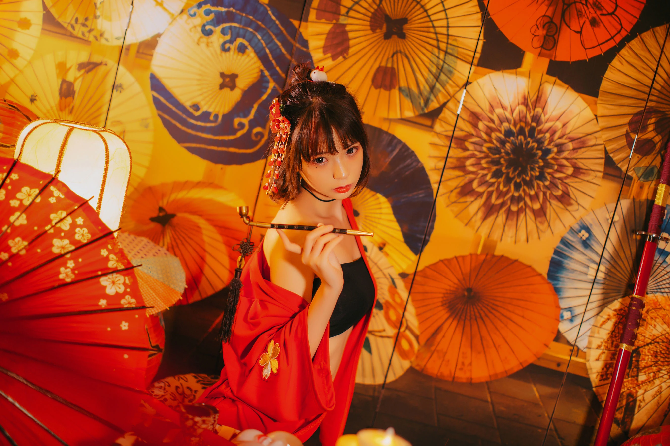 疯猫ss 红色羽衣插图6