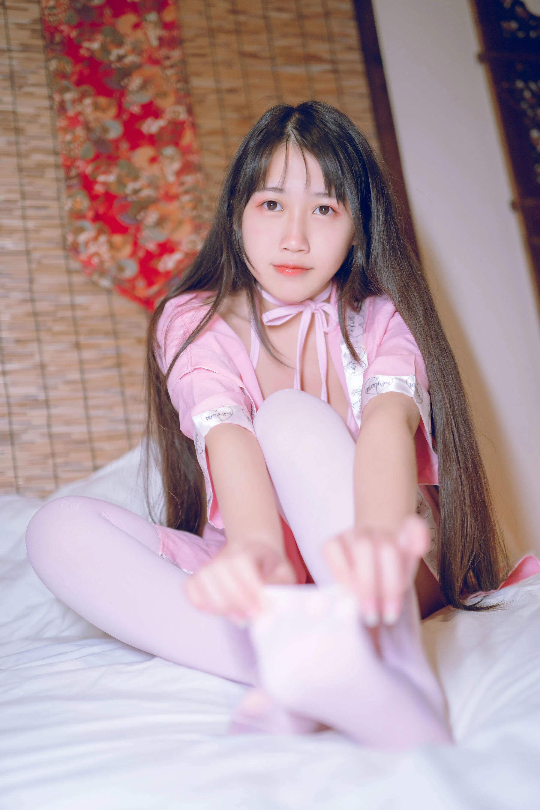 微博人气Coser不呆猫 粉红插图6