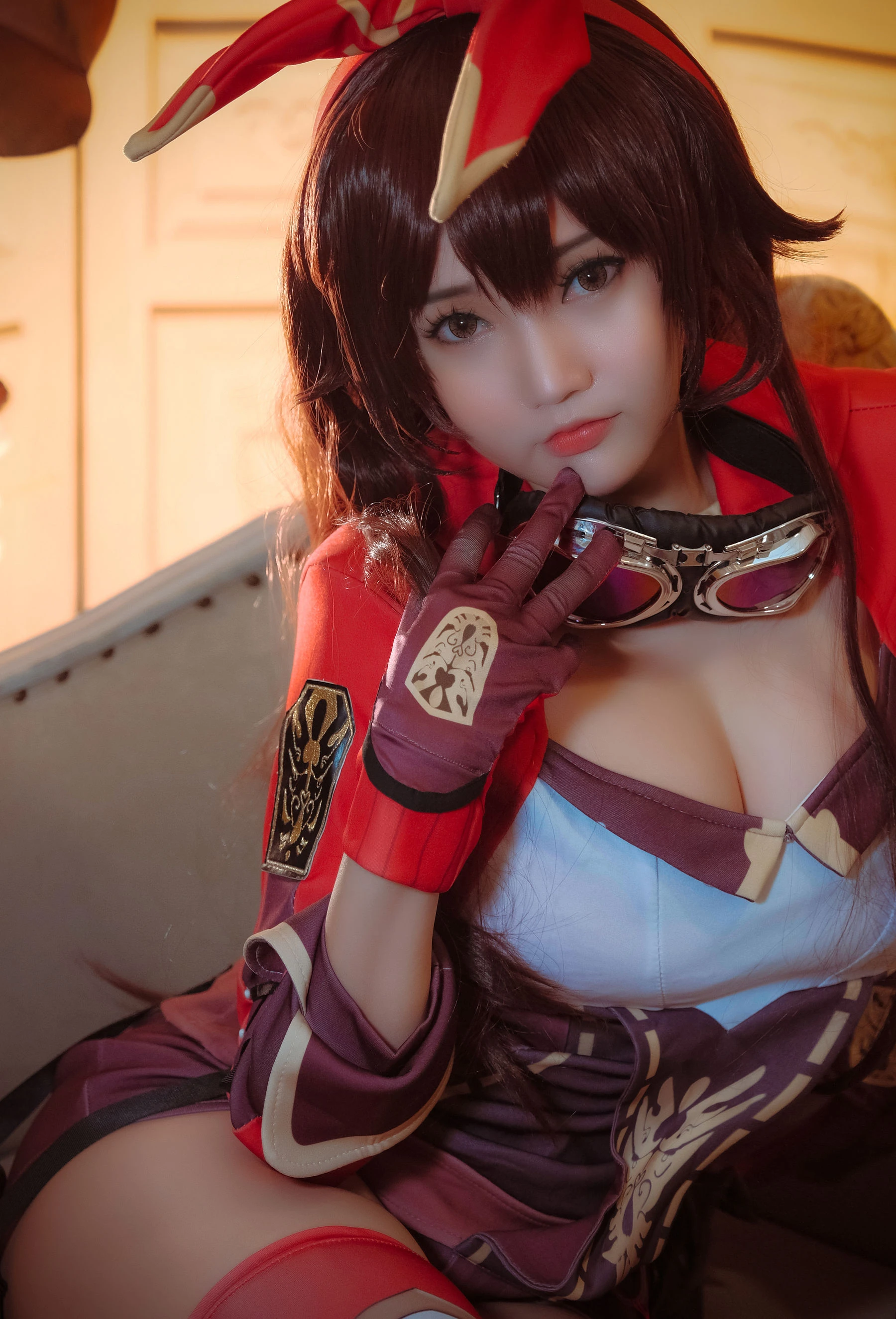 Coser小姐姐Potato Godzilla – Amber (Genshin Impact)插图3