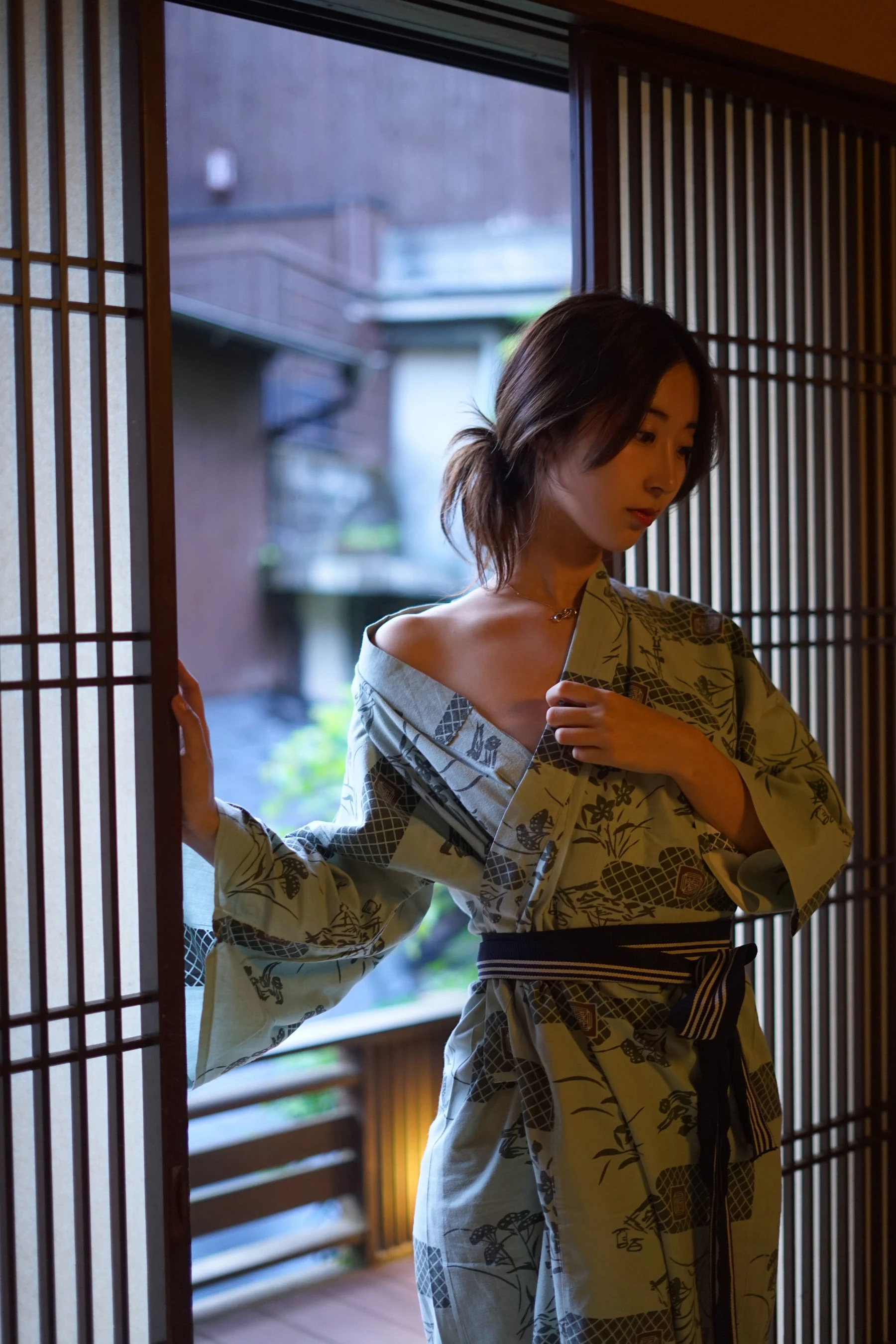 人气Coser黑川 温泉浴衣插图3