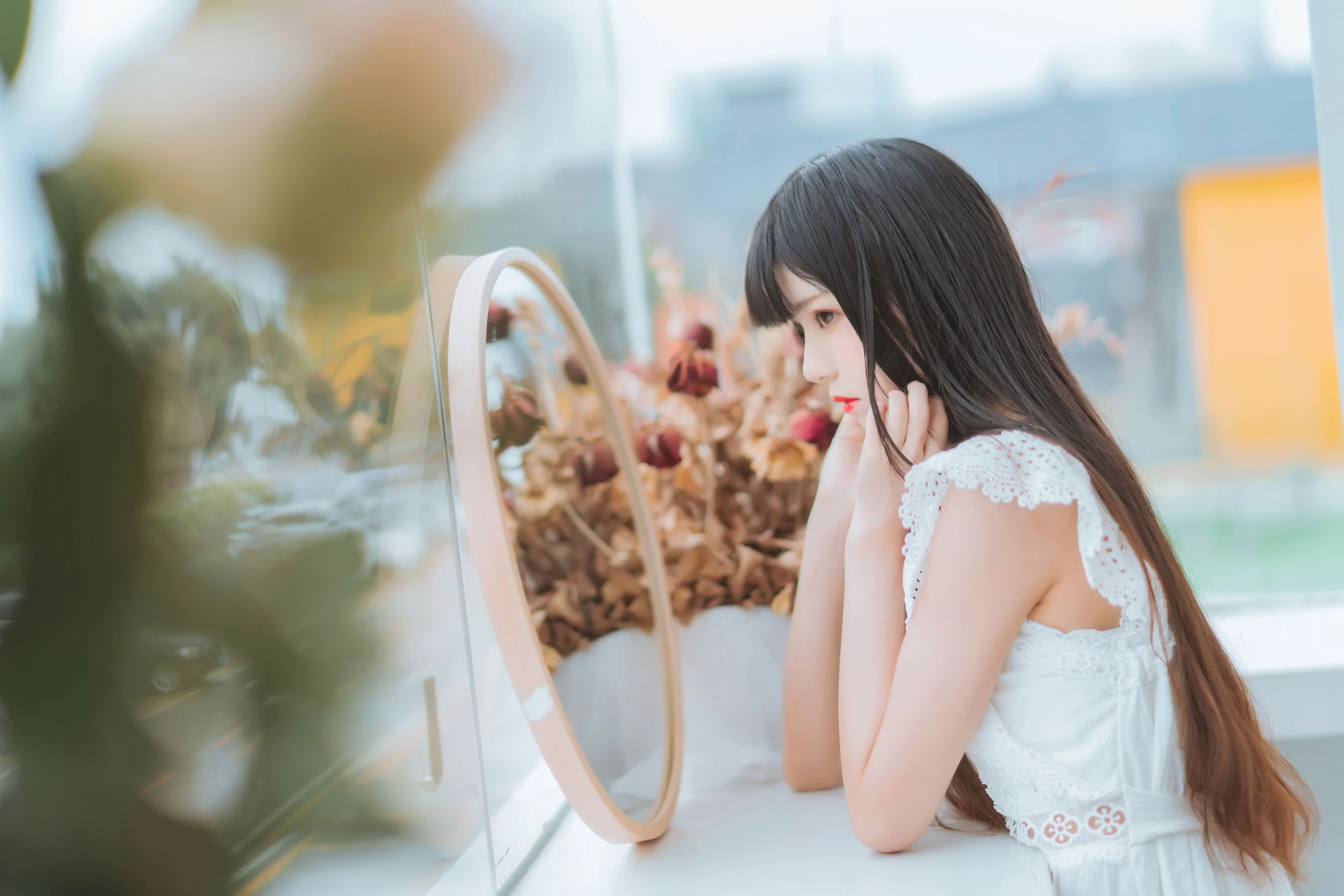 桜桃喵 – 清新之白花花插图5