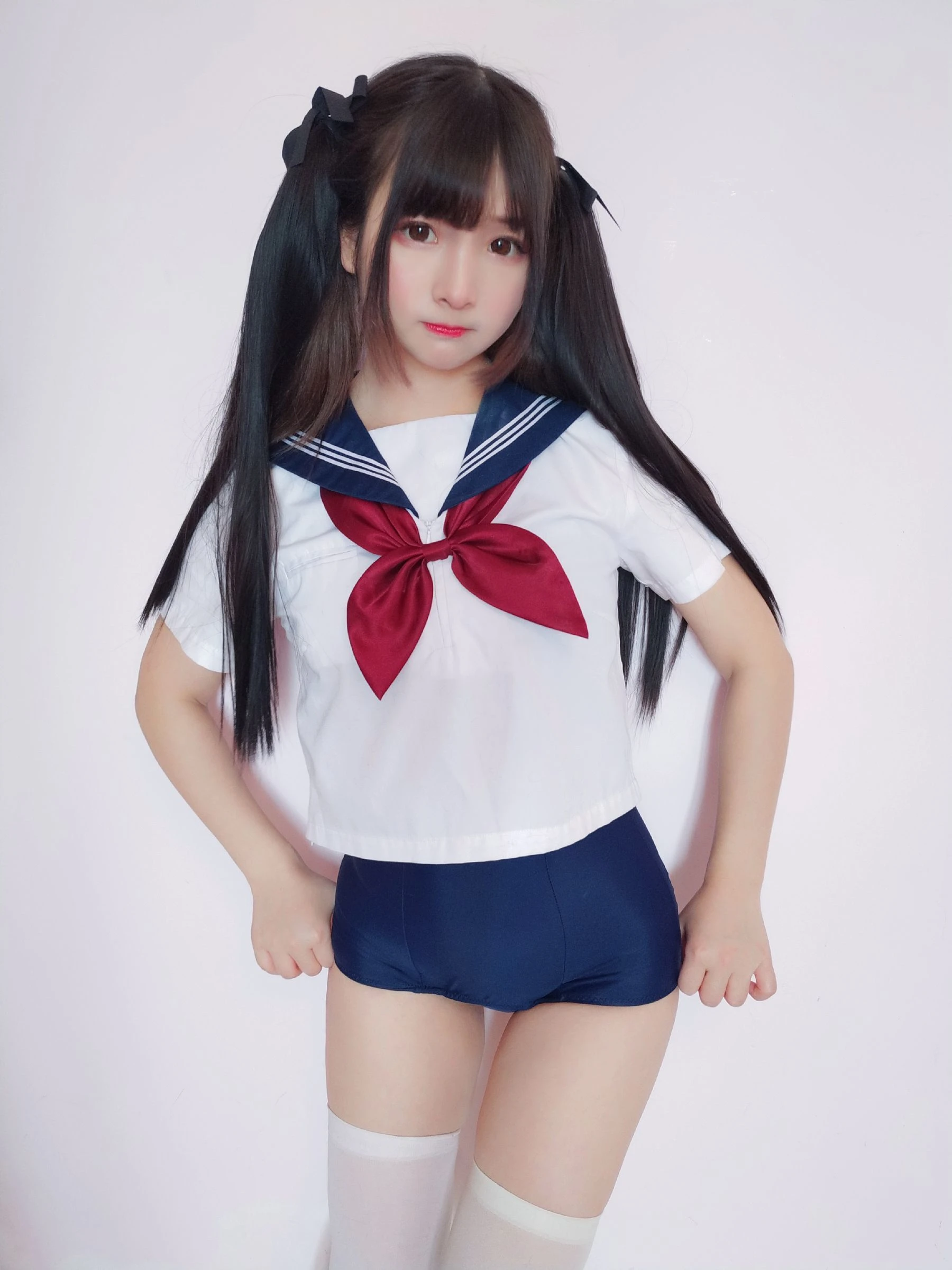 二次元美女古川kagura 水手服死库水插图3