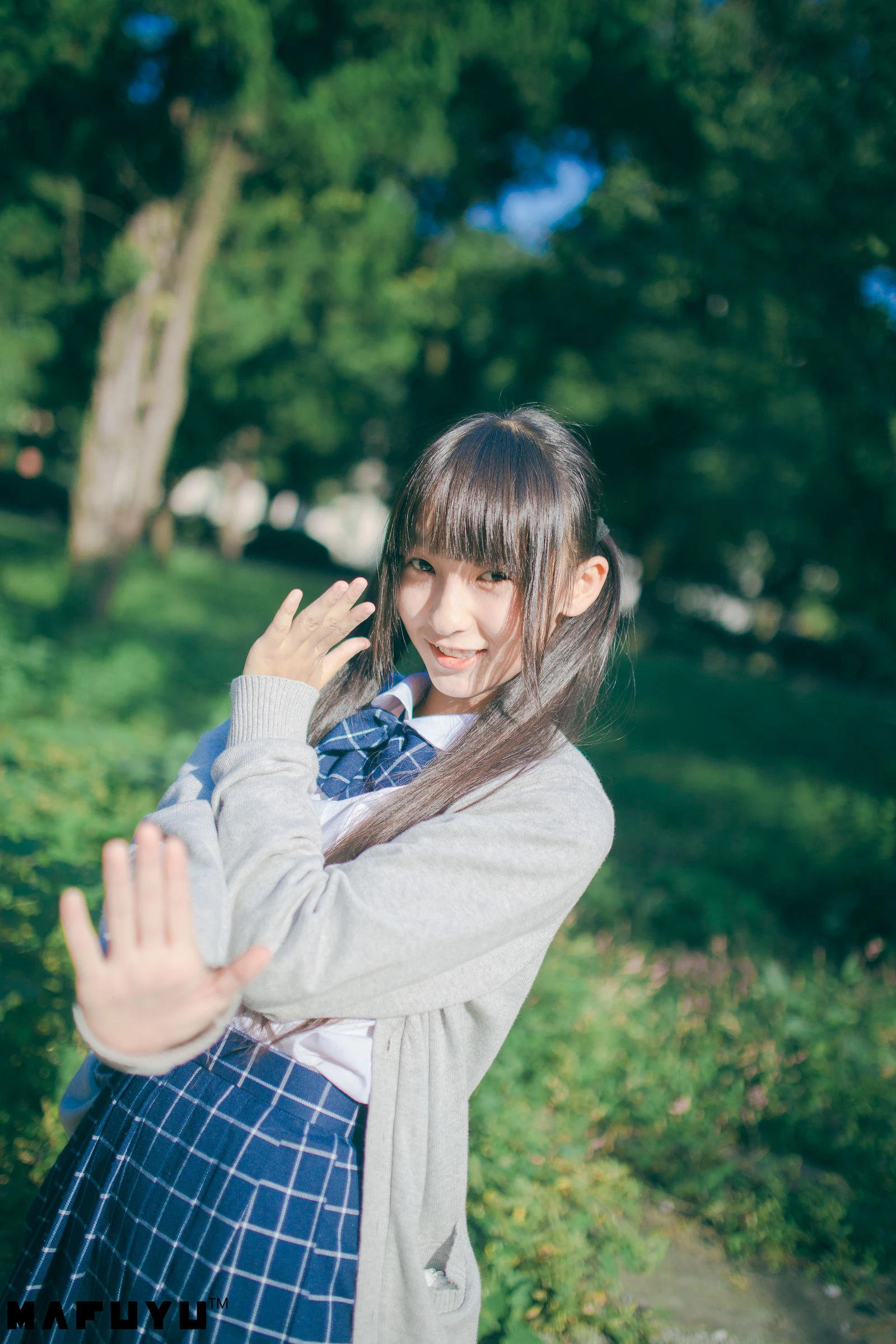 神楽板真冬 阳光校服系列套图插图4