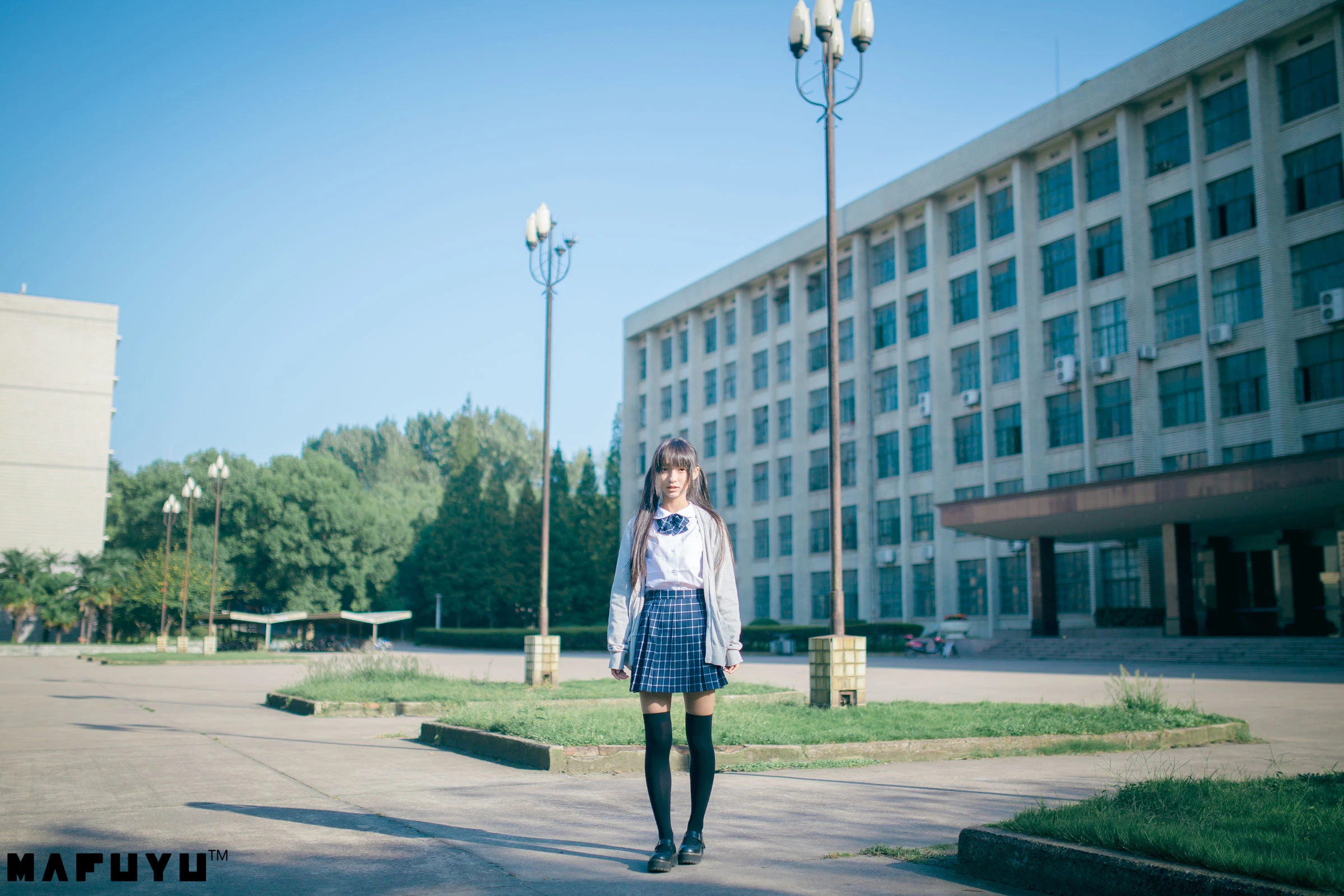 神楽板真冬 阳光校服系列套图插图7