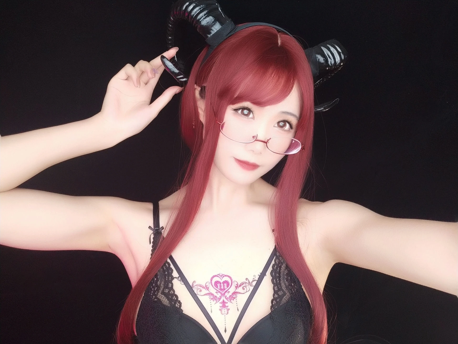 动漫博主曉美媽 – (圣诞自拍)雪夜魅魔插图3