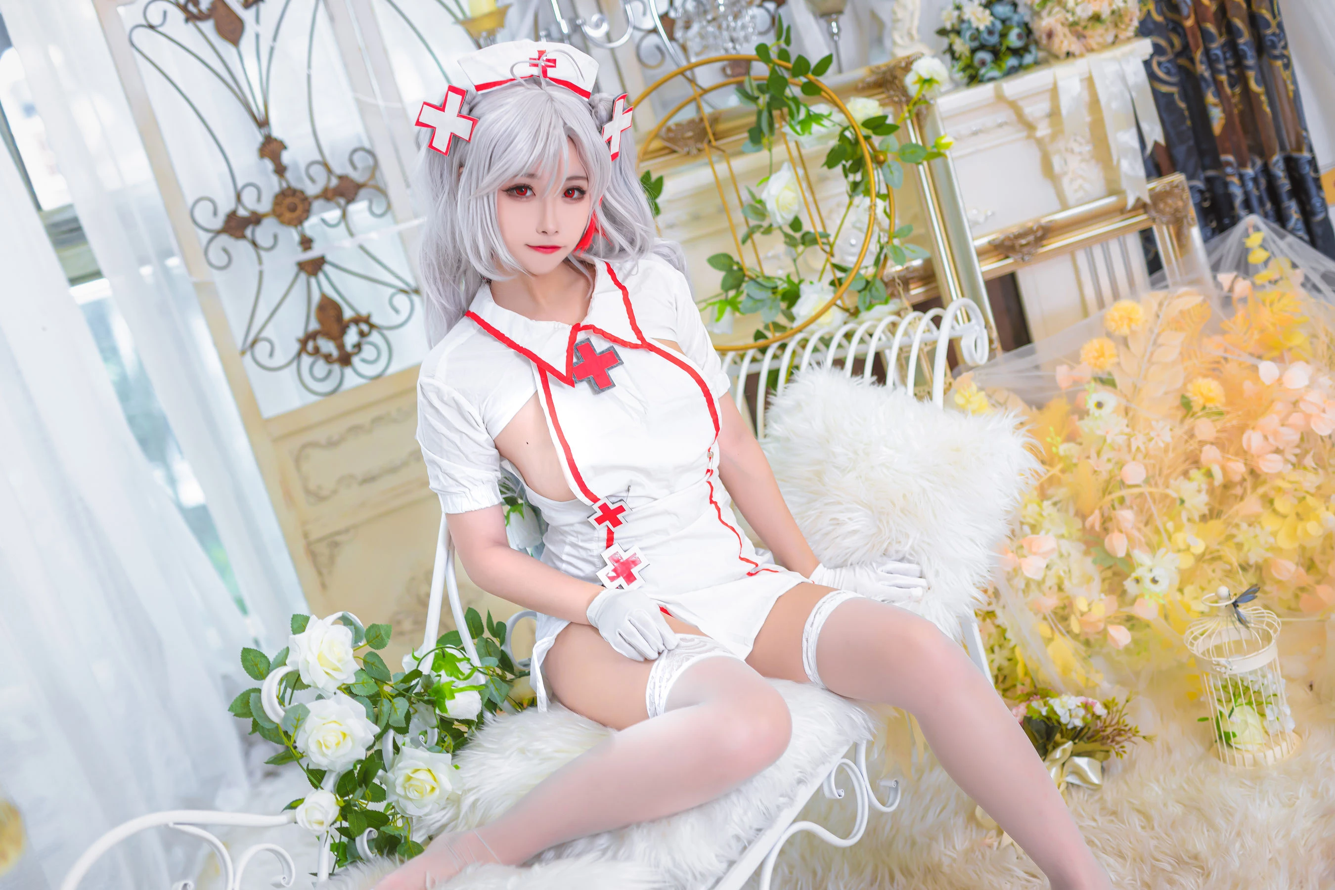 微博妹子Momoko葵葵 – 欧根之护士插图5