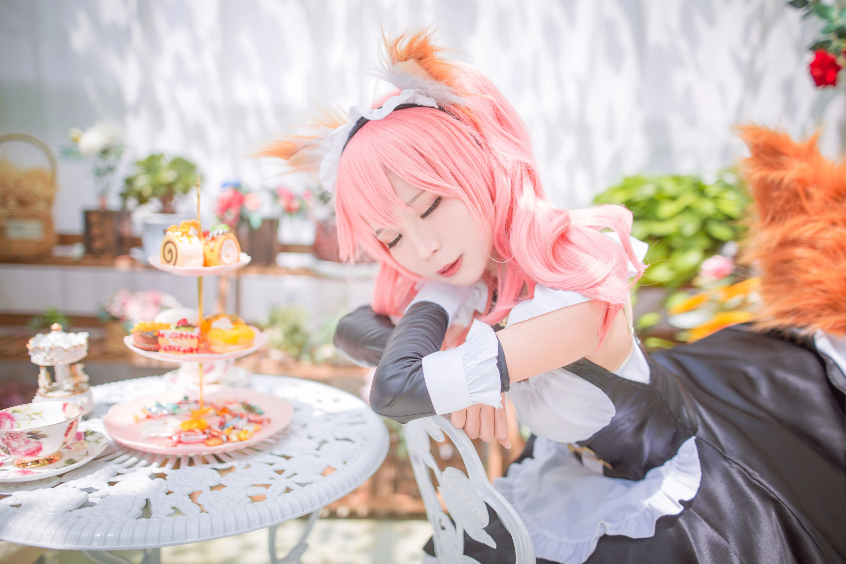 动漫博主北之北 – FGO玉藻前女仆插图4