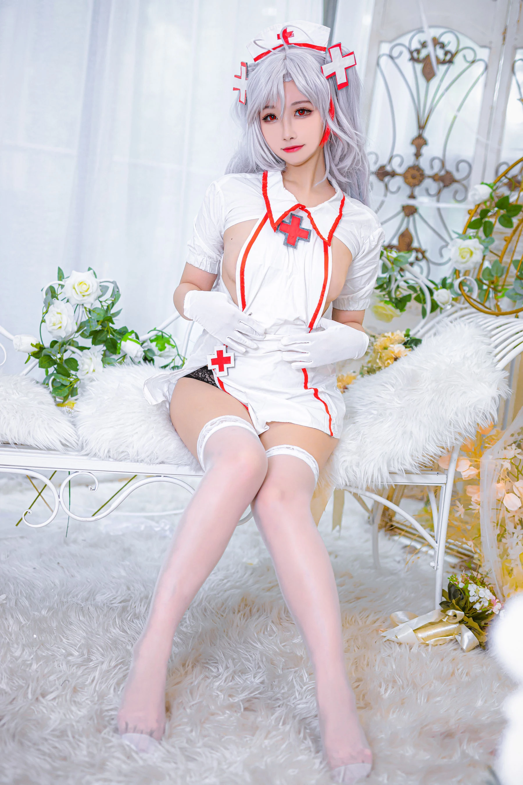 微博妹子Momoko葵葵 – 欧根之护士插图4