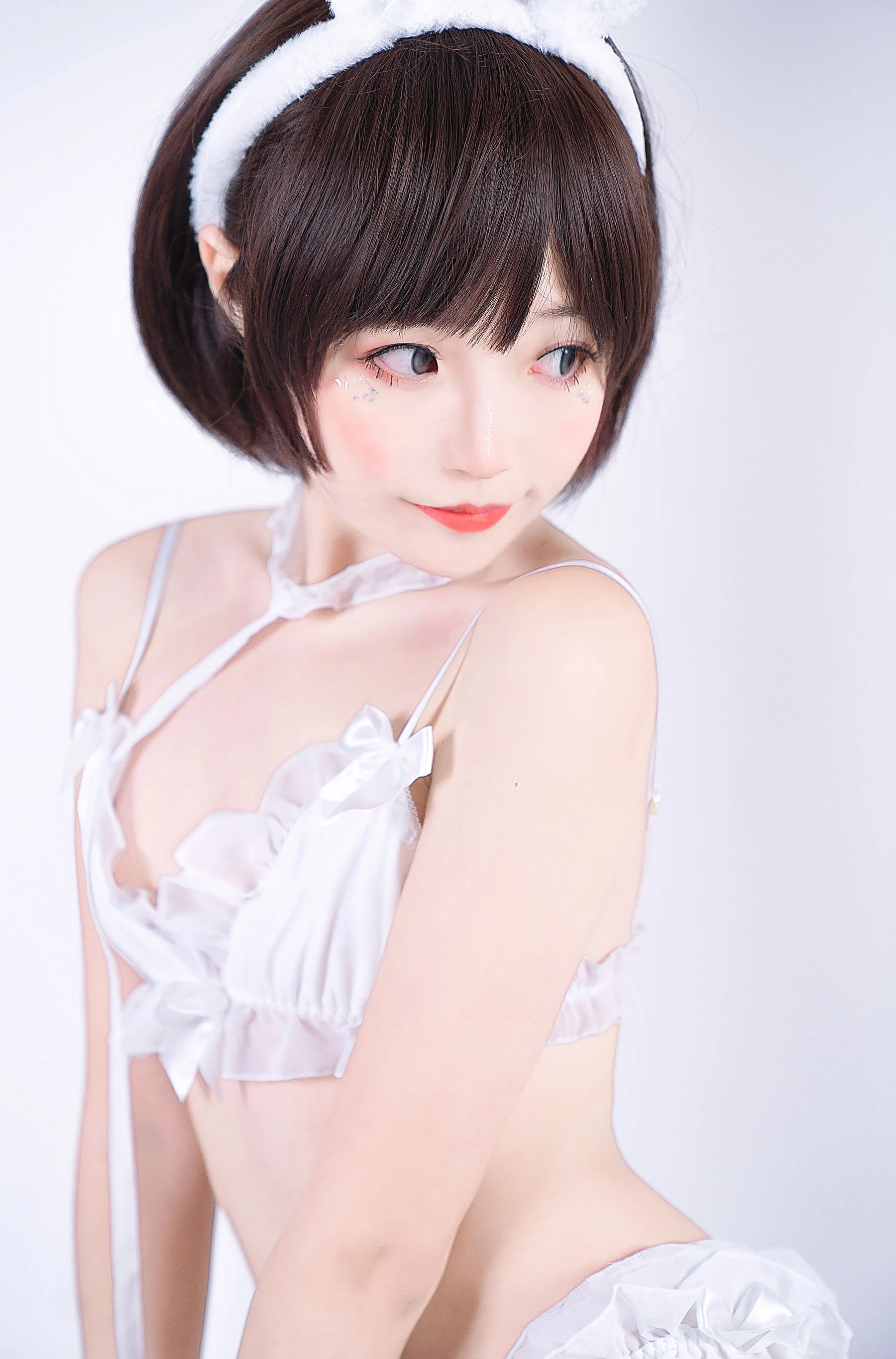 薄墨锦狐&三笑 黑白兔子私房百合插图1