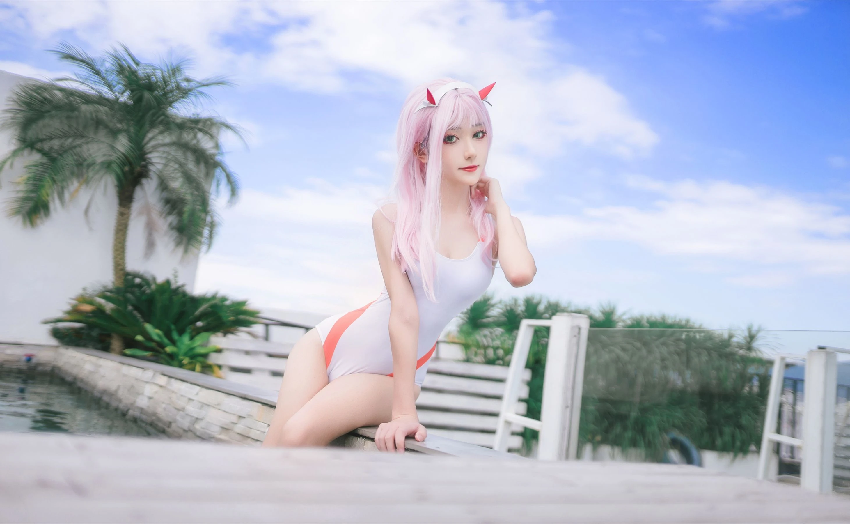 动漫博主南桃Momoko – 连体泳衣插图1