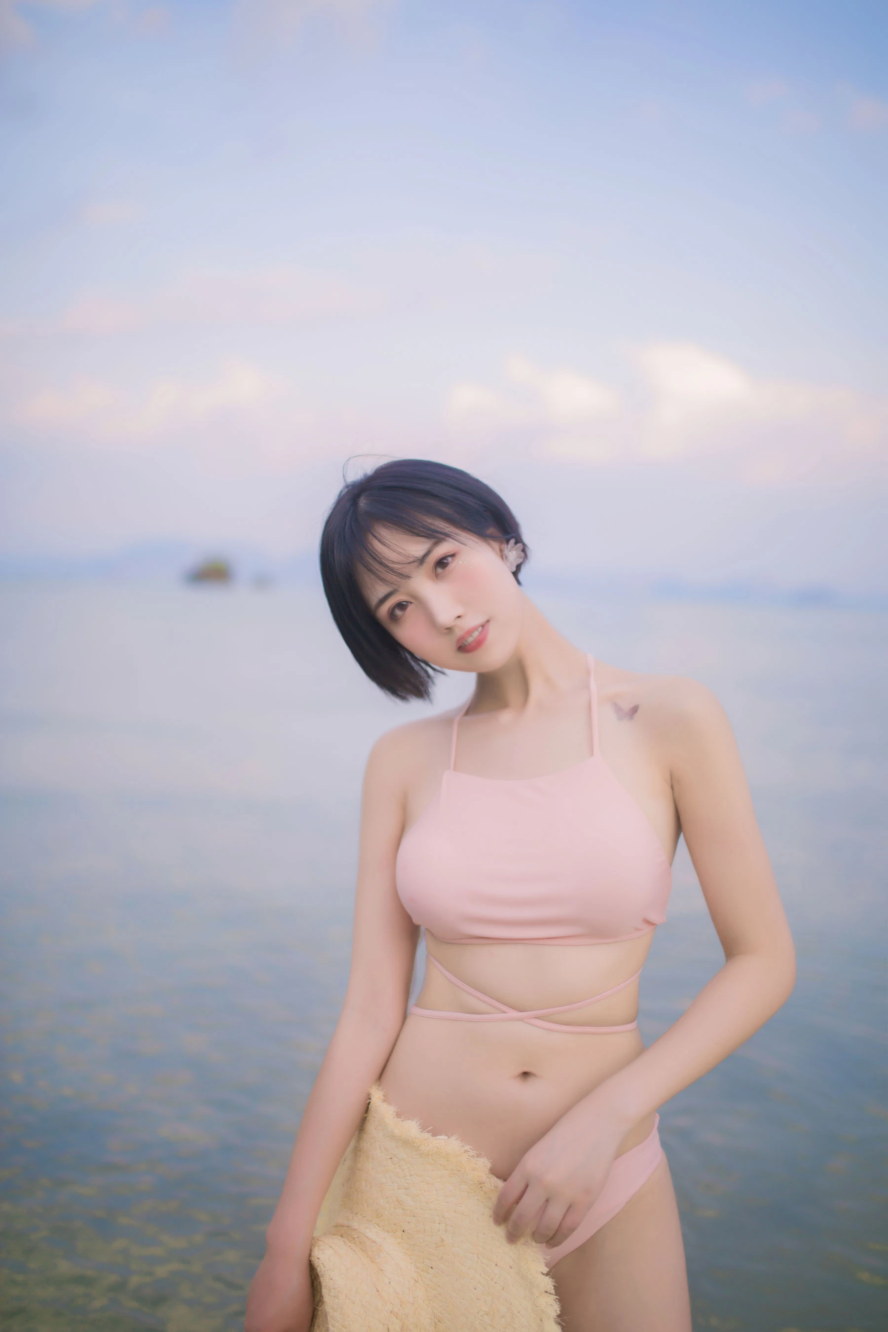 次元少女念雪ww – 粉色泳衣插图5