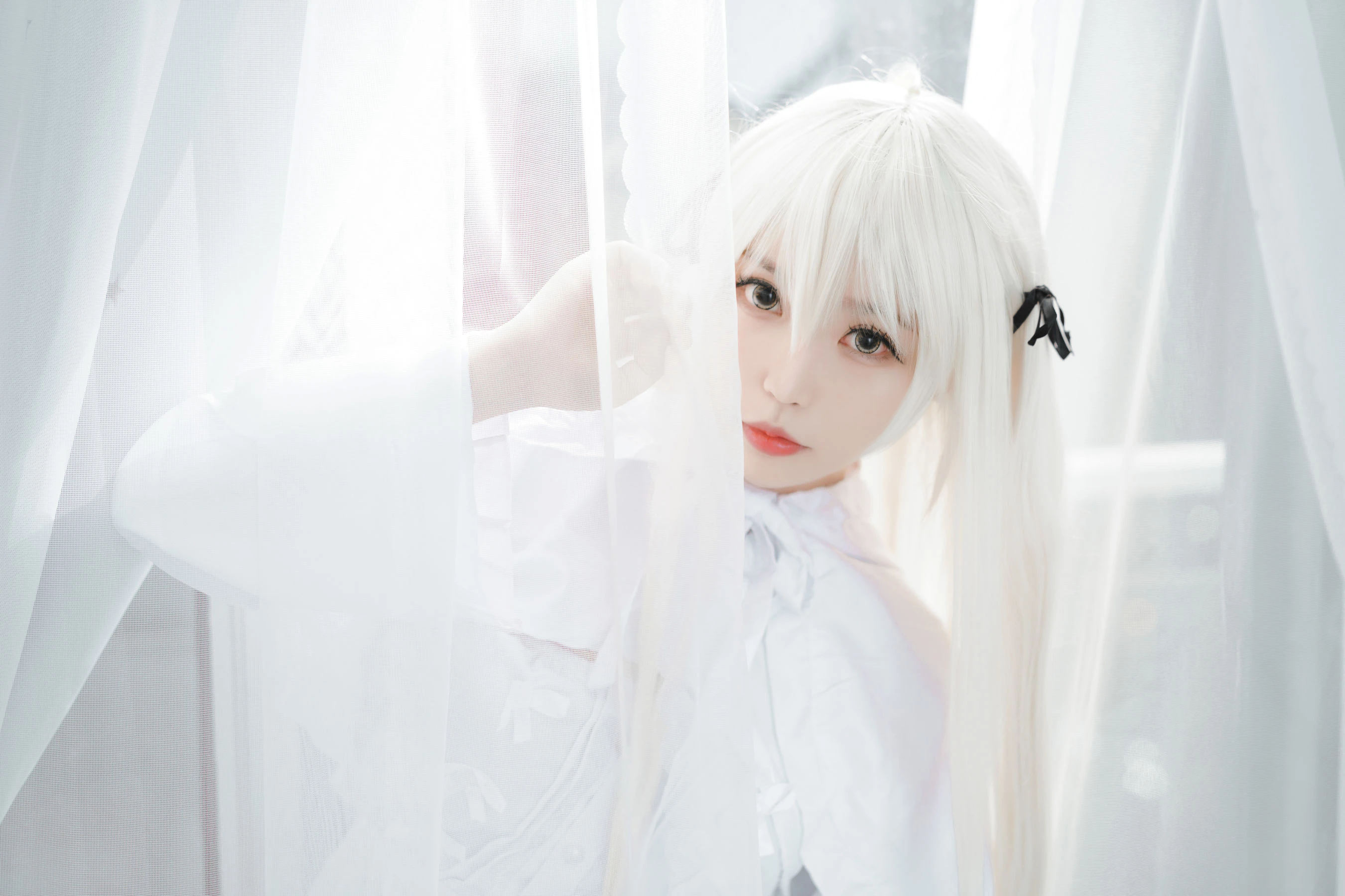 萌妹白易子教主 白裙插图5